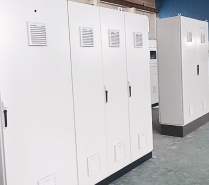 Freestanding Multi-Bay Control Cabinet