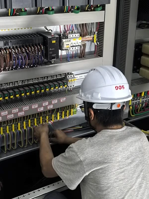 Stabilizer production line for a materials technology company